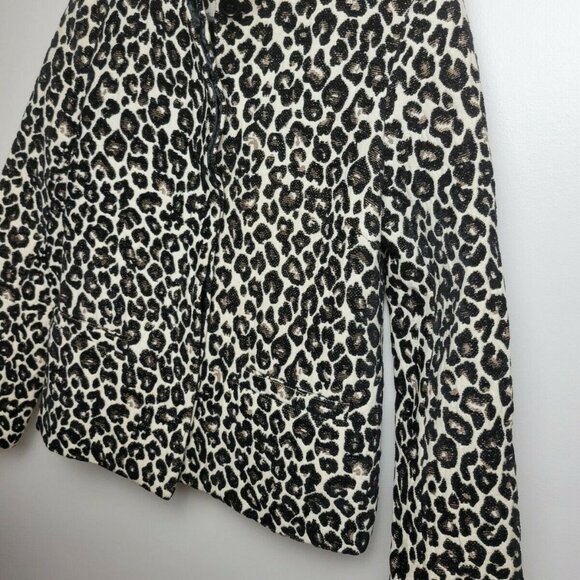Tulle Leopard Blazer / Jacket Medium - Picture 5 of 6